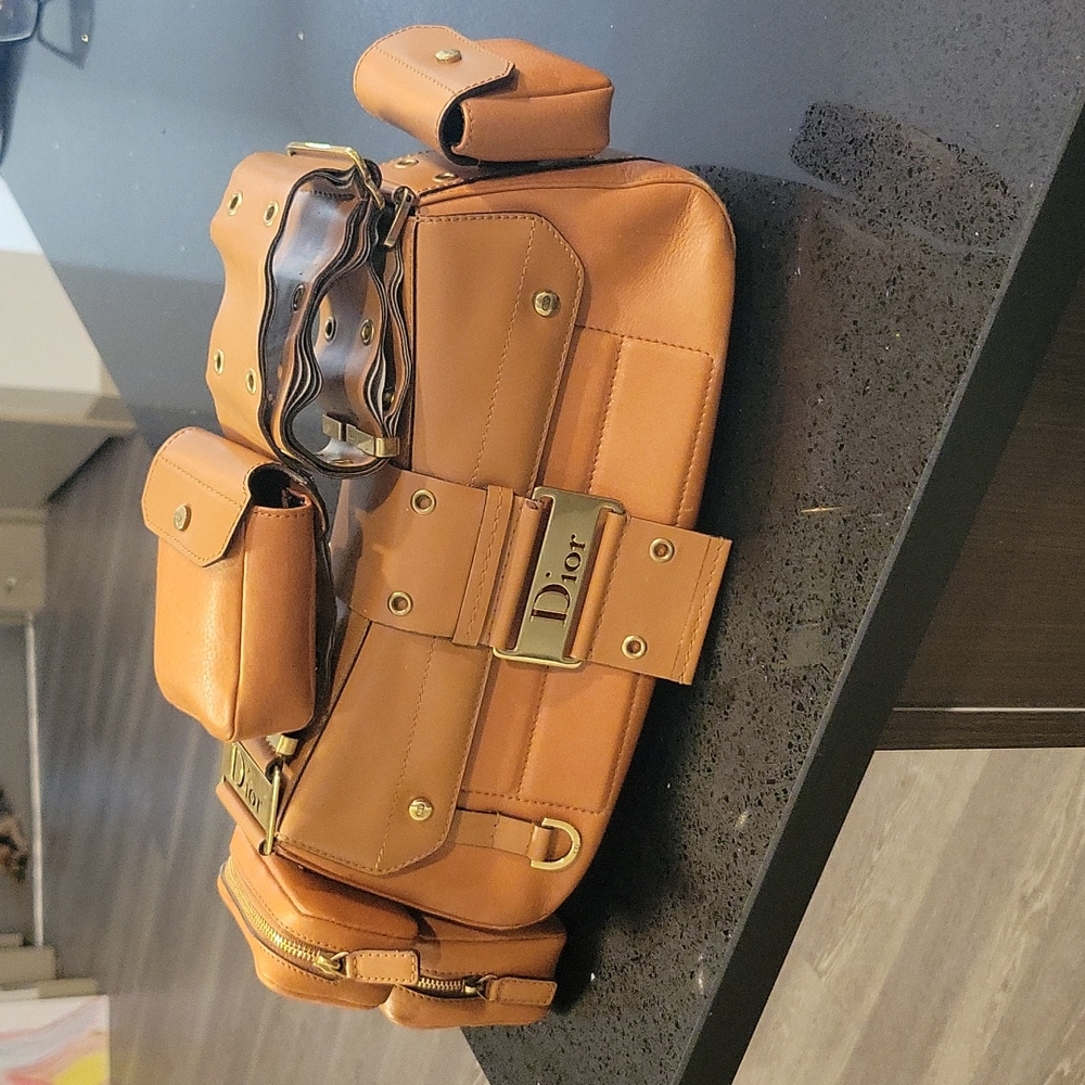 Dior saddle bag.